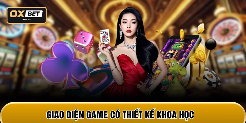 Giao diện game có thiết kế khoa học
