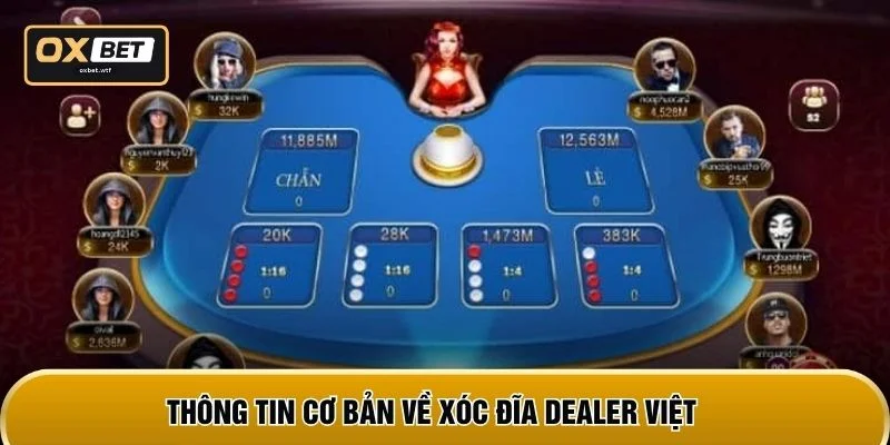 Thông tin cơ bản về Xóc đĩa Dealer Việt